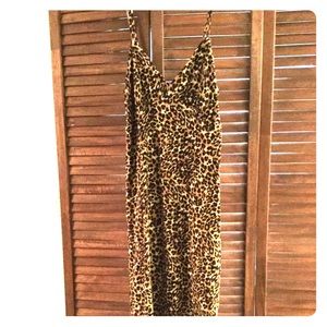 Wild fable leopard slip dress